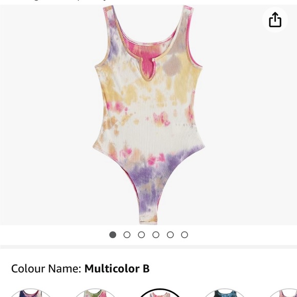 Tie dye body suit - Picture 2 of 3